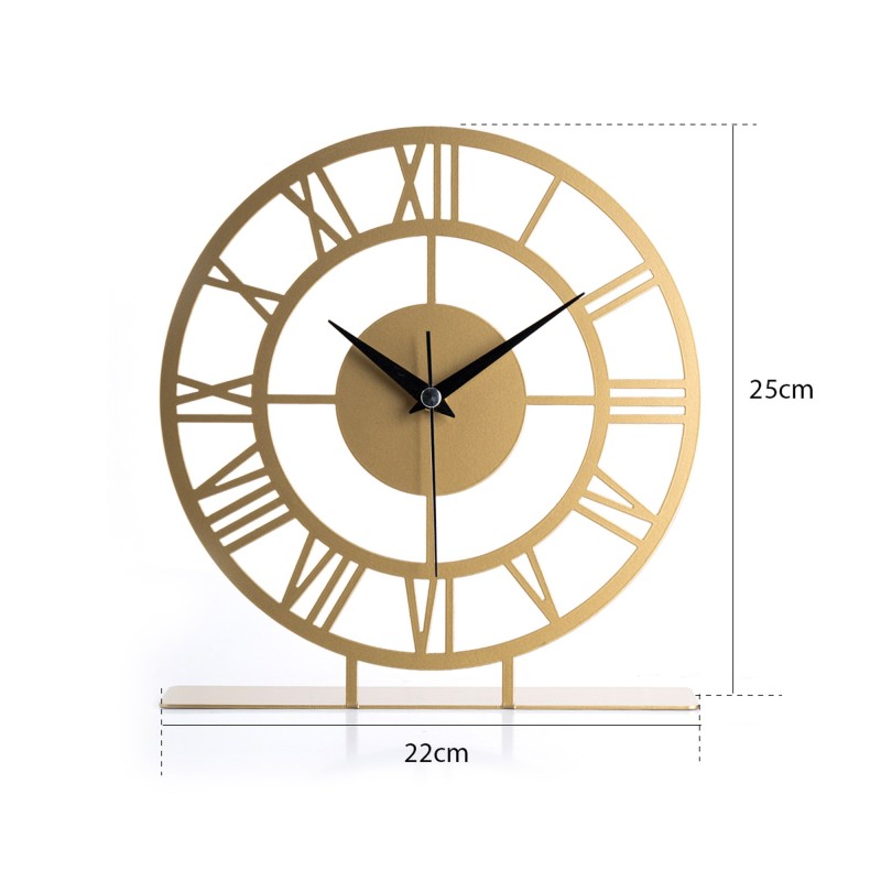 Aberto Design Decorative Clock Romantal - Gold Gold