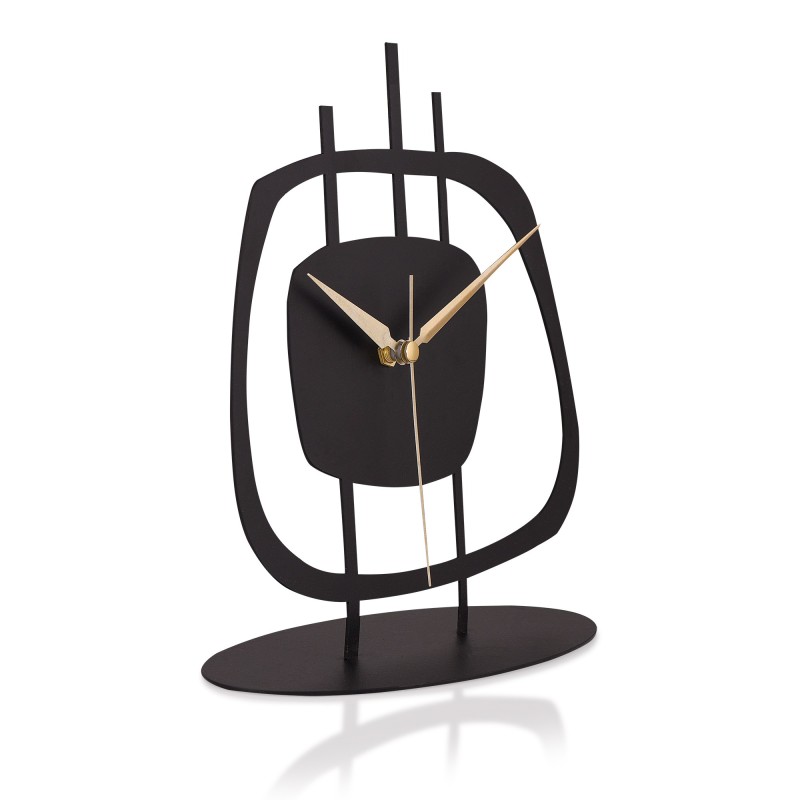 Aberto Design Decorative Clock Pietra - Black Black