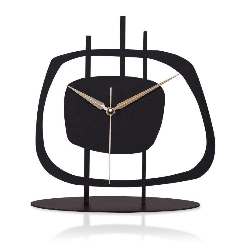 Aberto Design Decorative Clock Pietra - Black Black