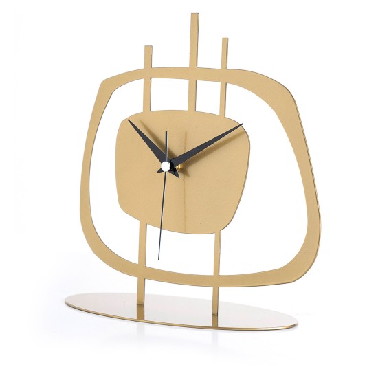 Aberto Design Decorative Clock Pietra - Gold Gold
