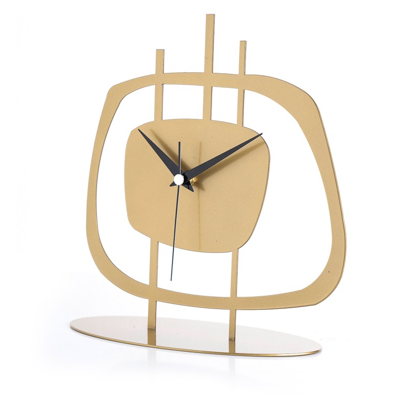 Aberto Design Decorative Clock Pietra - Gold Gold