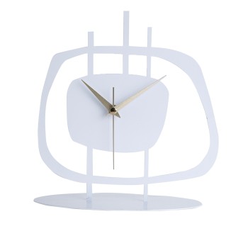 Decorative Clock Pietra - White White