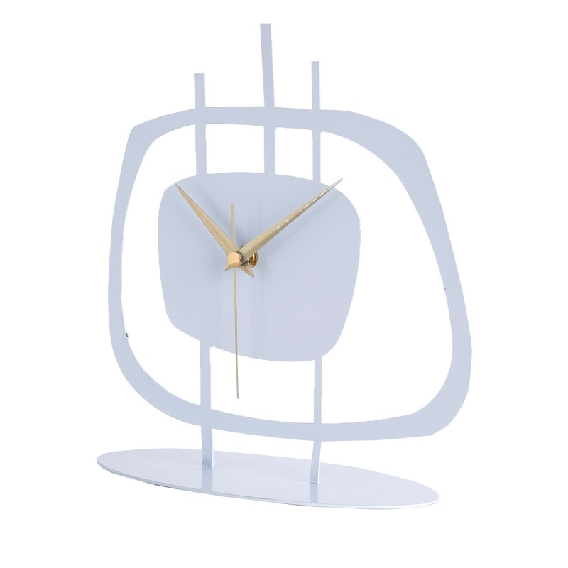 Aberto Design Decorative Clock Pietra - White White