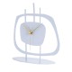 Aberto Design Decorative Clock Pietra - White White