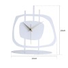 Aberto Design Decorative Clock Pietra - White White