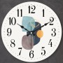 Decorative Wall Clock Myk1383-08 Multicolor
