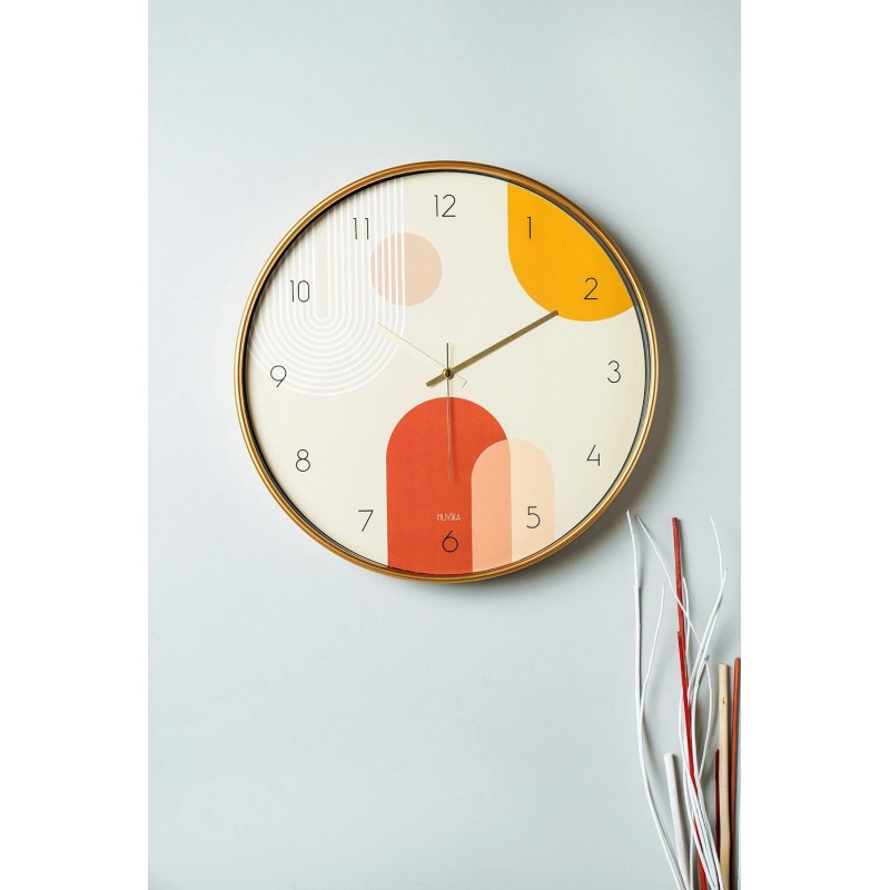 Decorative Wall Clock Pinobhm Multicolor