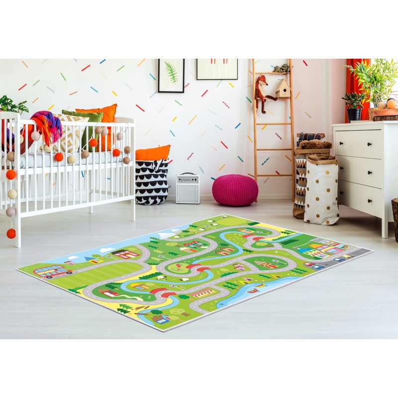 Carpet (120 x 180) Kids-40 Green