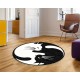 Carpet (80 cm) Eugene V3 - 4660 - 1 Black
White