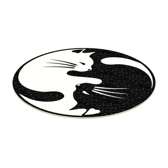 Carpet (80 cm) Eugene V3 - 4660 - 1 Black
White