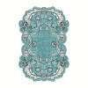 Hall Carpet (80 x 200) Aln600149Tr03 Turquoise