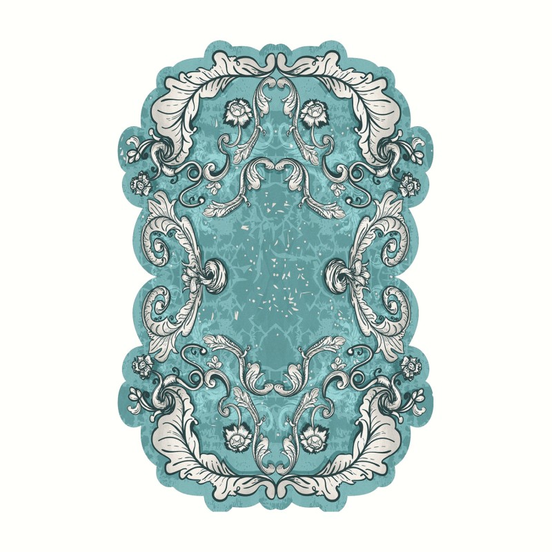 Hall Carpet (80 x 200) Aln600149Tr03 Turquoise
