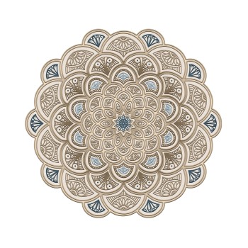 Hall Carpet (100 x 100) Aln600156Kr17 Cream