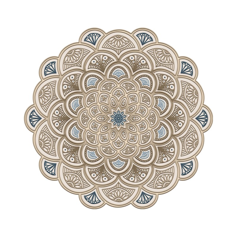 Hall Carpet (100 x 100) Aln600156Kr17 Cream