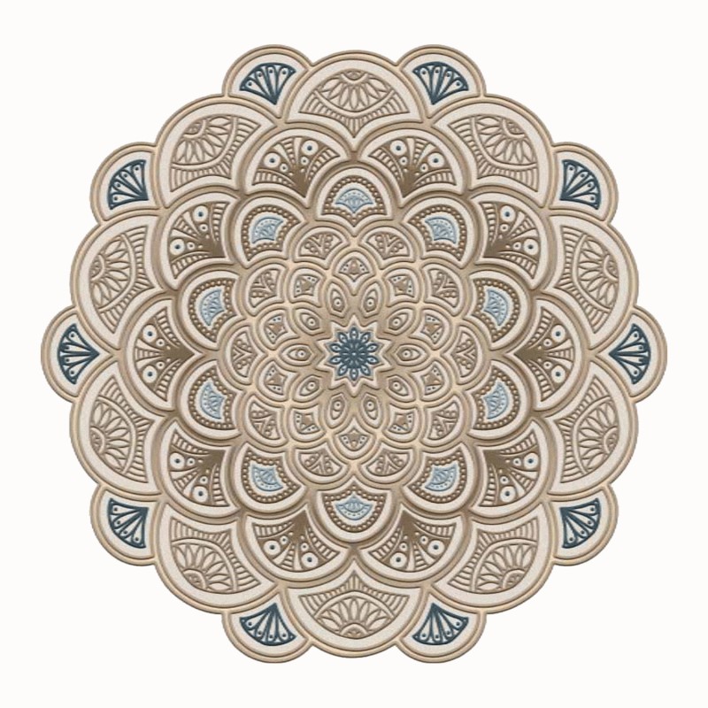 Hall Carpet (100 x 100) Aln600156Kr17 Cream