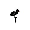 Aberto Design Decorative Garden Metal Accessory Set Ducks Black