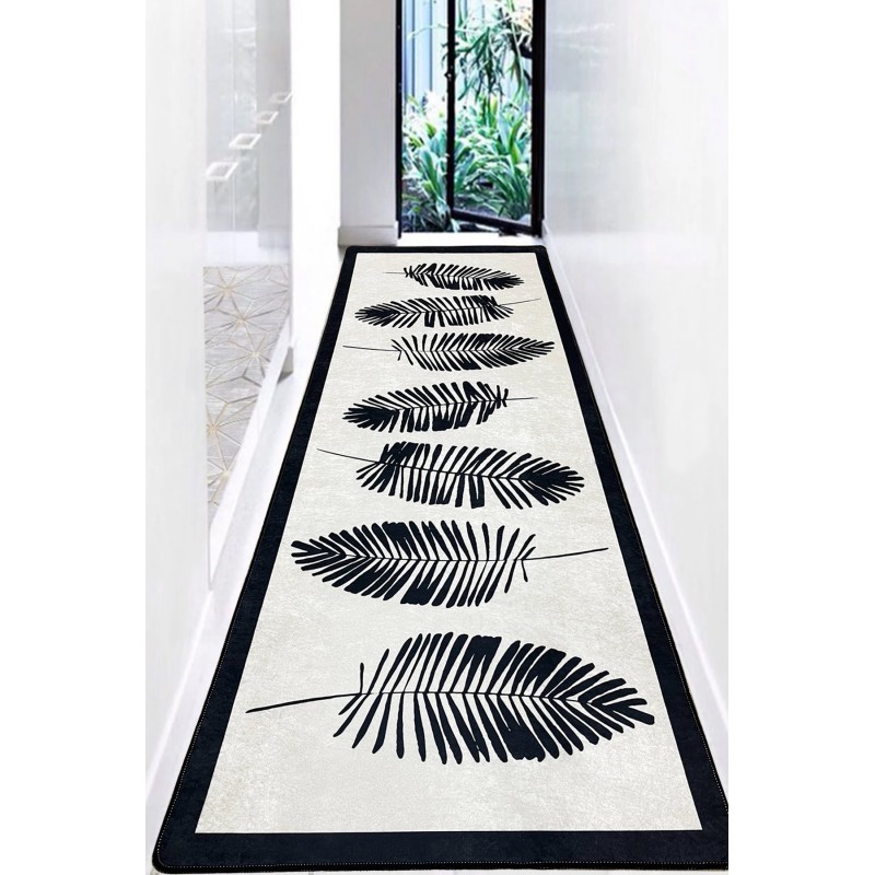 Hall Carpet (80 x 150) Hoja Multicolor