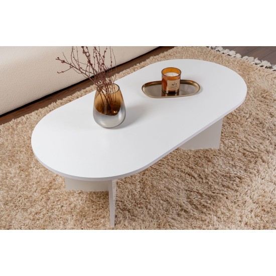 Coffee Table Sable - White White Coffee Table Sable - White White