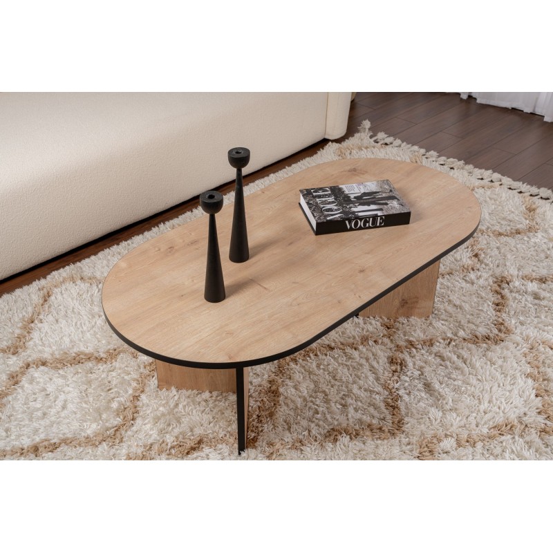 Coffee Table Sable - Sapphire Oak, Black Sapphire Oak
Black