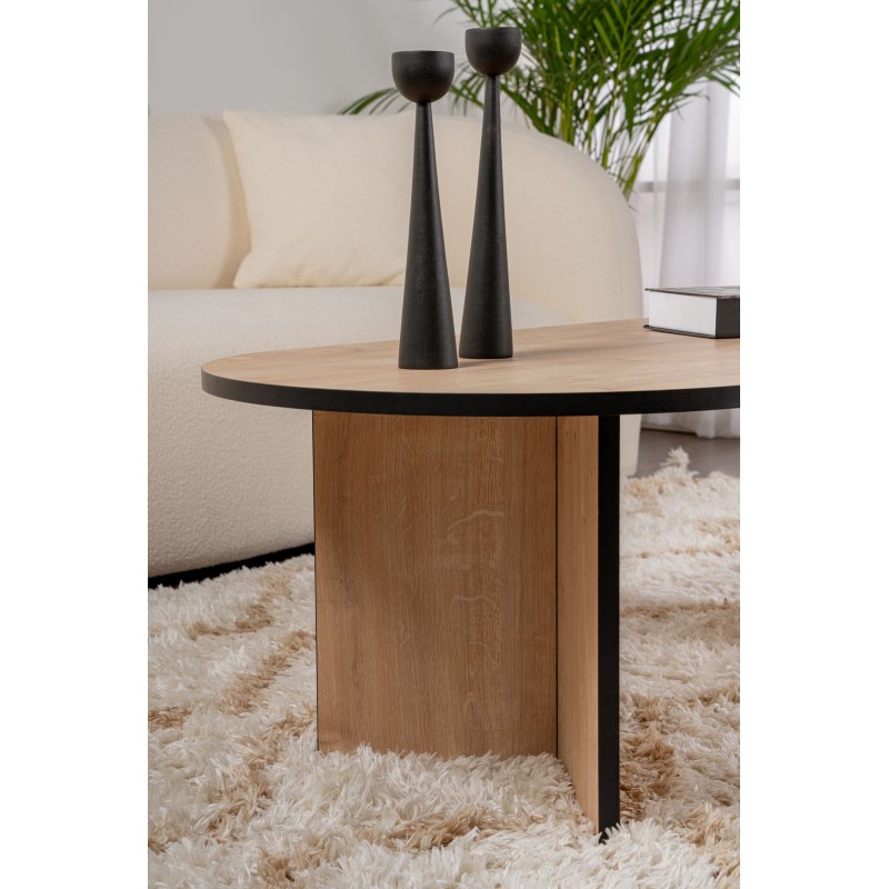Coffee Table Sable - Sapphire Oak, Black Sapphire Oak
Black
