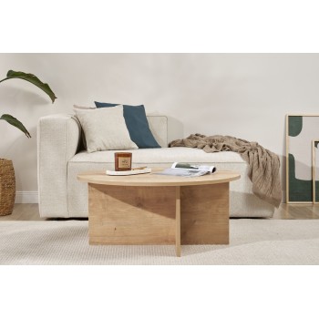 Coffee Table Soleil - Sapphire Oak Sapphire Oak