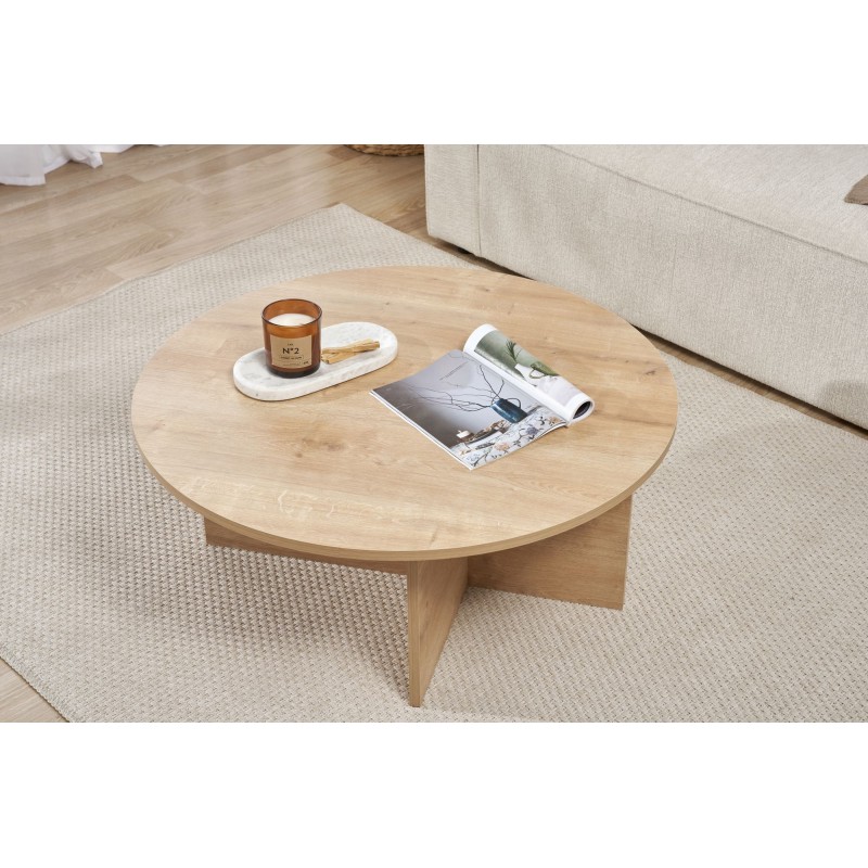 Coffee Table Soleil - Sapphire Oak Sapphire Oak