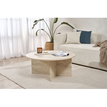 Coffee Table Soleil - Travertine Travertine