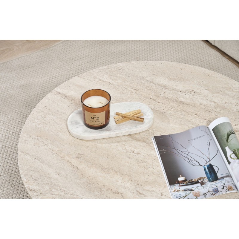 Coffee Table Soleil - Travertine Travertine