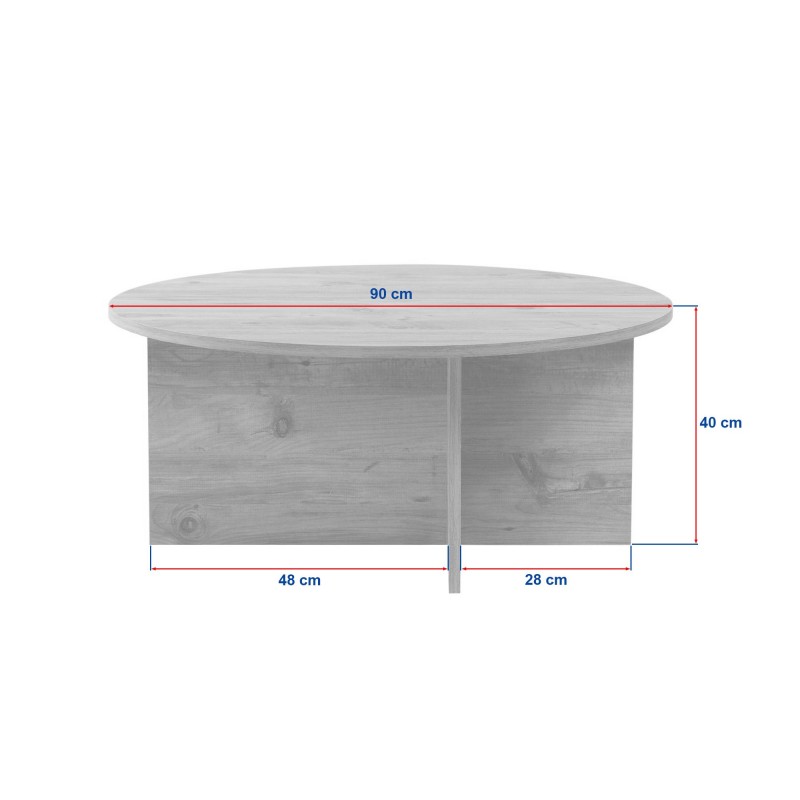 Coffee Table Soleil - Travertine Travertine