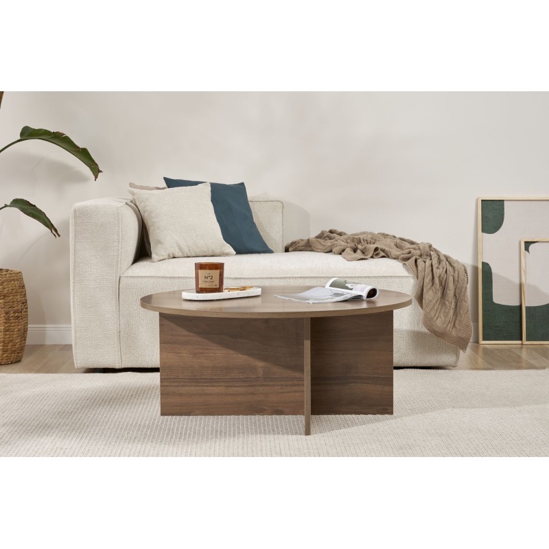 Coffee Table Soleil - Walnut Walnut