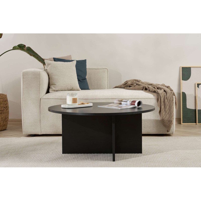 Coffee Table Soleil - Wood Black Wood Black