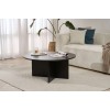 Coffee Table Soleil - Wood Black Wood Black