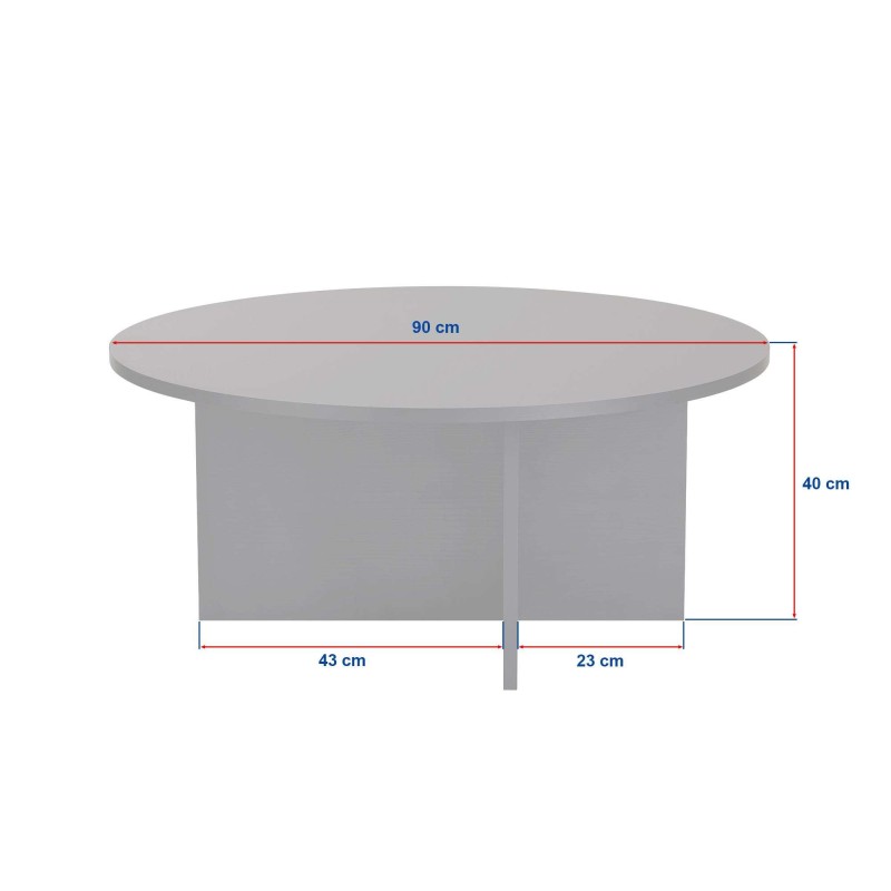 Coffee Table Soleil - Wood Black Wood Black