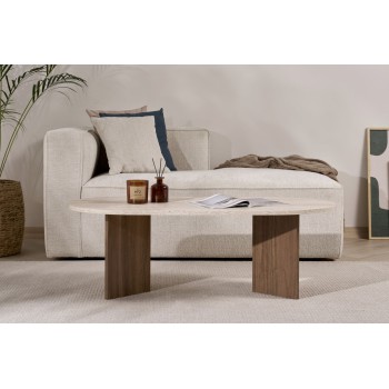 Coffee Table Sable - Travertine, Walnut Travertine
Walnut