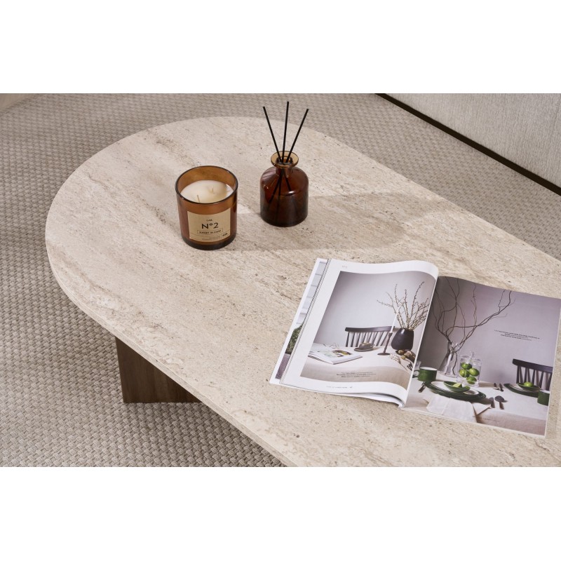 Coffee Table Sable - Travertine, Walnut Travertine
Walnut