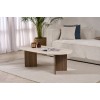 Coffee Table Sable - Travertine, Walnut Travertine
Walnut