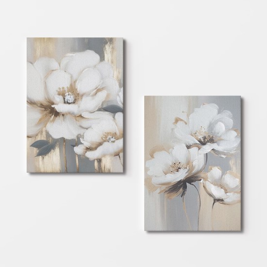 Decorative Canvas Painting (2 Pieces) 2KNV4235 - 50 x 70 Multicolor Wallxpert Decorative Canvas Painting (2 Pieces) 2KNV4235 - 50 x 70 Multicolor