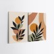 Decorative Canvas Painting (2 Pieces) 2KNV4271 - 50 x 70 Multicolor