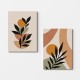 Decorative Canvas Painting (2 Pieces) 2KNV4271 - 50 x 70 Multicolor