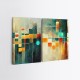 Wallxpert Decorative Canvas Painting (2 Pieces) 2KNV4318 - 50 x 70 Multicolor