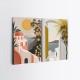 Wallxpert Decorative Canvas Painting (2 Pieces) 2KNV4328 - 50 x 70 Multicolor