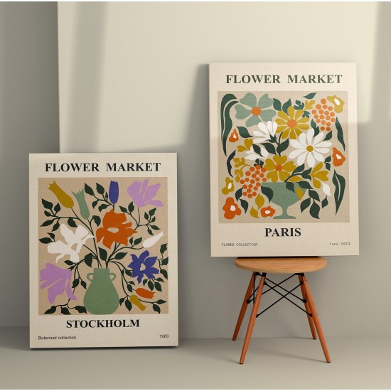 Decorative Canvas Painting (2 Pieces) 2KNV4333 - 50 x 70 Multicolor Wallxpert Decorative Canvas Painting (2 Pieces) 2KNV4333 - 50 x 70 Multicolor