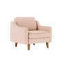 1-Seat Sofa Robin 1 - Salmon, Walnut Salmon
Walnut