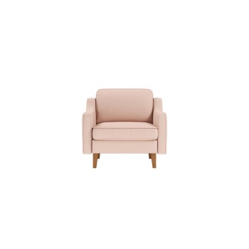 1-Seat Sofa Robin 1 - Salmon, Walnut Salmon
Walnut