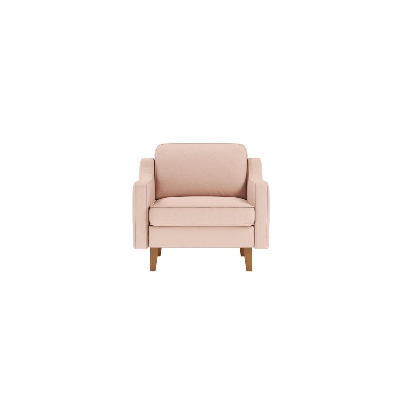 1-Seat Sofa Robin 1 - Salmon, Walnut Salmon
Walnut