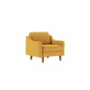1-Seat Sofa Robin 1 - Mustard, Walnut Mustard
Walnut