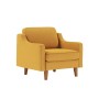 1-Seat Sofa Robin 1 - Mustard, Walnut Mustard
Walnut