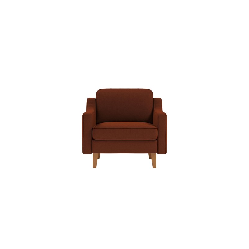 1-Seat Sofa Robin 1 - Tile Red, Walnut Tile Red
Walnut