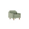 1-Seat Sofa Robin 1 - Sea Green, Walnut Sea Green
Walnut