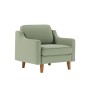 1-Seat Sofa Robin 1 - Sea Green, Walnut Sea Green
Walnut